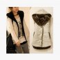 Hooded cotton vest plus velvet 2014 new winter coat leisure all-match female waistcoat casual cardig