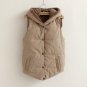 Hooded cotton vest plus velvet 2014 new winter coat leisure all-match female waistcoat casual cardig