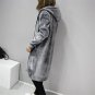 New Velvet Coat Women Hooded Long Velvet Coat Winter Casual Black Loose Women\'s Autumn Jacket Zippe