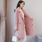 M-XXXL New Women\'s Suede Fur Coat Winter 2017 Fashion Warm Medium-long Long-sleeve Plus Velvet Thic