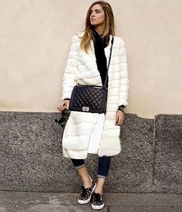 Long section winter Artificial fur coat Overcoat coat Fashion large size thick warm Fur coat Oversiz