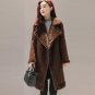 New Women\'s Suede Fur Coat Winter 2017 Autumn Fashion Loose Plus Velvet Thicken Warm Long Suede Coa
