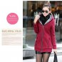 Basic jackets coat fall and winter clothes thick velvet hooded Coats Woman Plus Size Ladies Slim Jac