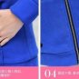 Basic jackets coat fall and winter clothes thick velvet hooded Coats Woman Plus Size Ladies Slim Jac