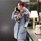 Winter Jacket Women Big Raccoon Fur Collar 2016 women coat new winter down cotton thick warm pockets