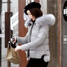 Ismtide Women Jacket 2017 New Fashion Autumn Winter Ladies Casual Jacket With Hooded Turn-down Colla