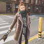 New Women\'s Suede Fur Coat Winter 2017 Autumn Casual Loose Long-sleeve Plus Velvet Thicken Long Lam
