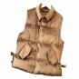 Winter Vest 2017 Women Korean Big Bow Cotton Padded Pockets Sleevless Down Quilted Velvet Vest Jacke