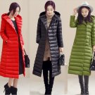 free Shipping woman The 2017 winter velvet jacket women\'s lightweight slim models in the long hoode