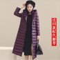 free Shipping woman The 2017 winter velvet jacket women\'s lightweight slim models in the long hoode