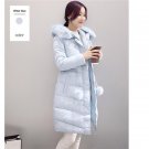 Women Jacket 2016 Winter Women coat Big Fur Collar Thick Cotton Full Sleeve Zipper Pockets Casual Sl