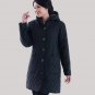 Parkas winter new middle-aged women plus fertilizer to increase cotton velvet hooded winter coat j