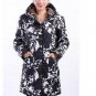 Parkas winter new middle-aged women plus fertilizer to increase cotton velvet hooded winter coat j