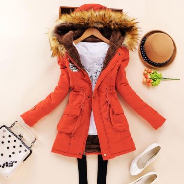 Jacket 2016 new warm winter plus velvet cotton Jackets coats fashion cotton jacket big yards long se