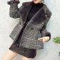 Winter Plus Velvet Woolen Women Coat Female Long Sleeve Slim Warm Lace Up Women basic Coats Clothes