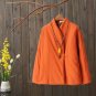 Winter Arts Fanmian Plus Velvet Thicker Short Paragraph Cotton Warm National Wind Cotton Short Jacke