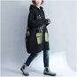 FlyyeDemo Velvet Coats 2017 Winter Fashion Women Long Hoodies Black Red Floral Sweatshirts Pockets C