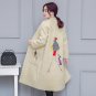 MUMUZI 2017 Europe stand collor New winter sheep wool fur velvet coat long lambs wool outwear therma