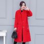 MUMUZI 2017 Europe stand collor New winter sheep wool fur velvet coat long lambs wool outwear therma