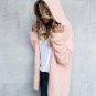 Fleece Coat Women 2017 Winter Warm Velvet Trench Coat Women Plus Size Hooded Cardigan Wool Jacket Ou