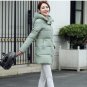New 2016 Winter Coat Women Outerwear Coats Female Jacket parka thick full sleeve button pockets warm