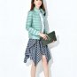 Women Winter Down Jacket Coat Chic Elegant Casual Outwear Fashion Ultra-light Solid Color Parkas 90%