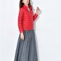 Women Winter Down Jacket Coat Chic Elegant Casual Outwear Fashion Ultra-light Solid Color Parkas 90%