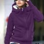 woman Jacket Coat Autumn And Winter Clothing Velvet Thickening Pullover with A Long-sleeve Sweatshi
