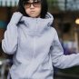 woman Jacket Coat Autumn And Winter Clothing Velvet Thickening Pullover with A Long-sleeve Sweatshi