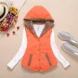M-XXXL 2017 autumn winter plus size slim plus velvet vest thermal down cotton with a hood vest femal