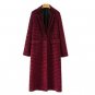 NYMPH 2017 Autumn Winter New British Style Women\'s X-Long Trench Coat Full Sleeve Lapel One Button
