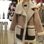 Autumn Parkas Winter Fashion Warm Jacket Women Lambs Wool Suede Coats Female Outerwear Casual Long D