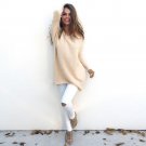 Womens Sexy Casual  Embroidery Floral Long Sleeve Jumper Sweaters Coat Blouse   plus size coat  Wint