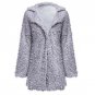 Gamiss 2017 Warm Winter Wool Overcoat Women Outerwear Pink Faux Fur Coat Turn Down Collar Long Sleev