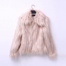 Women Winter Black Fur Coat Long Sleeve Faux Fur Outerwear Lady Short Style Fur Jacket Brand 8 Color
