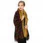 Hot Vintage Trend Women Winter Coat Imitation Wool Knitted Waistcoat Imitation Fox Fur Cape Fur Shaw
