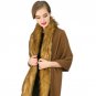 Hot Vintage Trend Women Winter Coat Imitation Wool Knitted Waistcoat Imitation Fox Fur Cape Fur Shaw