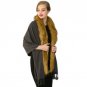 Hot Vintage Trend Women Winter Coat Imitation Wool Knitted Waistcoat Imitation Fox Fur Cape Fur Shaw