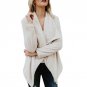 Winter Women Wool Coat Women\'s Jacket Faux Fur Coat Female Lamb Wool Coat Pink Overcoat Long Sleeve