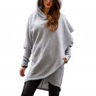 2017 New Auntmu Winter Women Long Sleeve Loose Harajuku Coat Female Pullover Wool Blends Coats Girl 