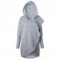 2017 New Auntmu Winter Women Long Sleeve Loose Harajuku Coat Female Pullover Wool Blends Coats Girl 