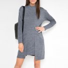 Fashion Loose Dress 2017 Winter Autumn Womens Long Sleeve Pockets Bodycon Party Ladies Cocktail Cott