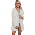2017 Luxury Furry Rabbit Fur Coat Women Winter Jackets Long Sleeve White Fake Fur Coats Plus Size Fa