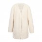 2017 Luxury Furry Rabbit Fur Coat Women Winter Jackets Long Sleeve White Fake Fur Coats Plus Size Fa