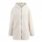 2017 Winter Womens Luxury Rabbit Fur Coat Long Sleeve Faux Fur Jacket Plus Size Thick Warm White Fur