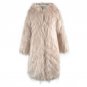 Thick Warm Ladies Luxury Rabbit Fur Coat Long Oversized Hooded Fur Jacket 2017 Winter Faux Fur Fluff