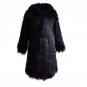 Thick Warm Ladies Luxury Rabbit Fur Coat Long Oversized Hooded Fur Jacket 2017 Winter Faux Fur Fluff