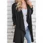 Elegant Autumn Winter Jackets Coats Long Sleeve Irregular Long Jacket 2017 Women Femme Slim Outerwea