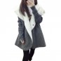 Women 2017 Autumn/winter Warm Thicken Women Wool Blends Coat Long Loose Casual Hooded Imitation Lamb