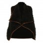 Outerwear Vests Turn-down Collar Jacket Colete Feminino Winter Women Lamb Wool Vest Irregular Hem Wa